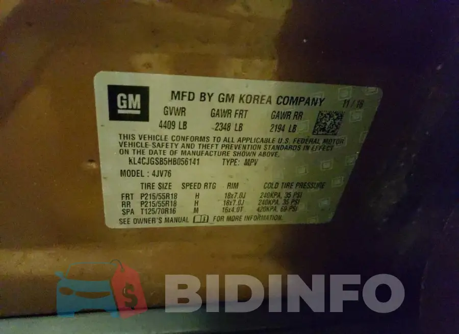 KL4CJGSB5HB056141 Photo# 12