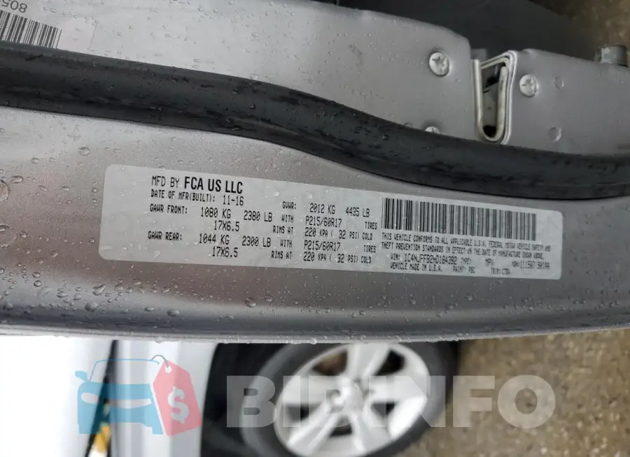 1C4NJPFB2HD184382 Photo# 12