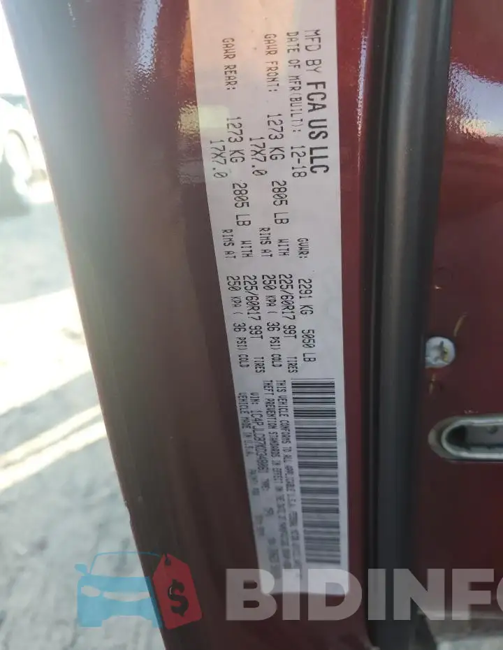 1C4PJLCB7KD348061 Photo# 12