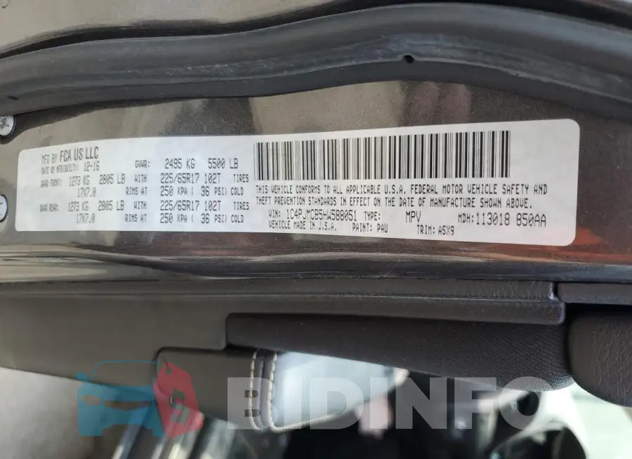 1C4PJMCB5HW588051 Photo# 12