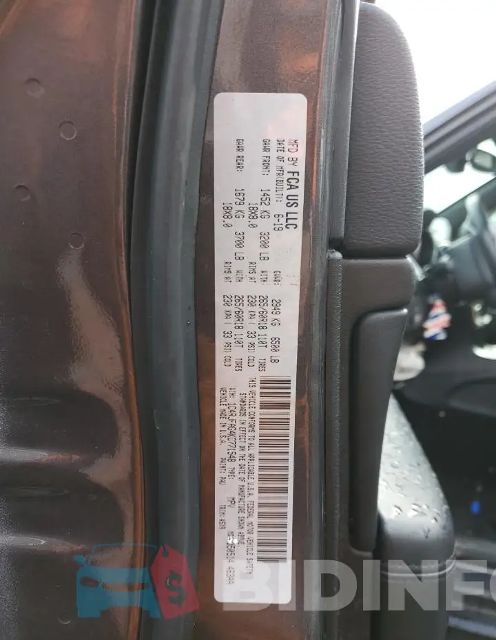 1C4RJFAG4KC771548 Photo# 13