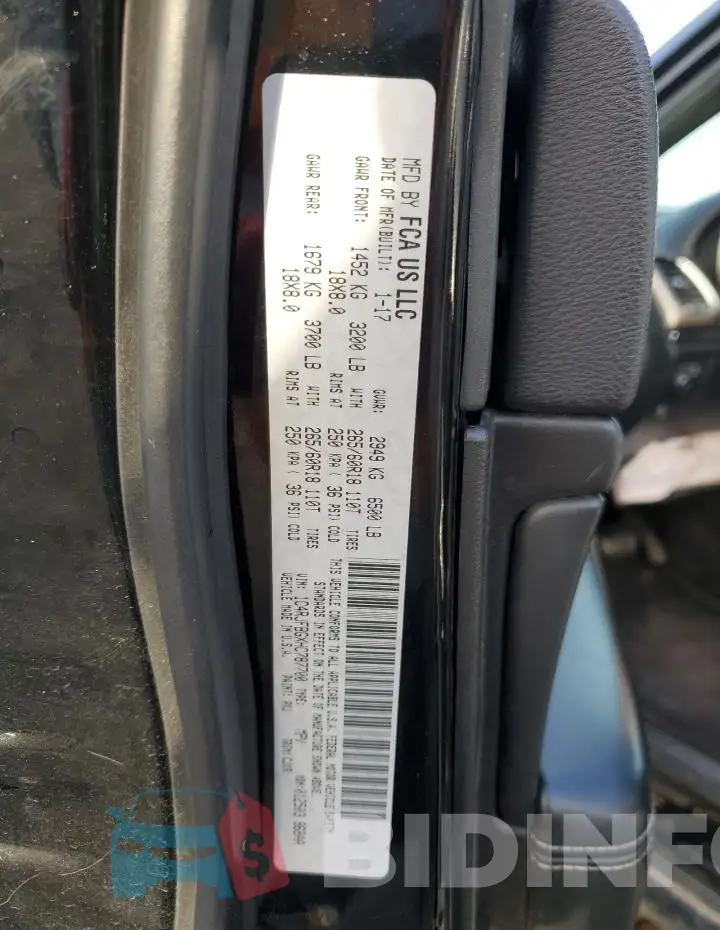 1C4RJFBGXHC787700 Photo# 12