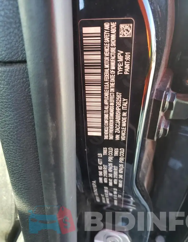 ZACCJABB5HPG52567 Photo# 12