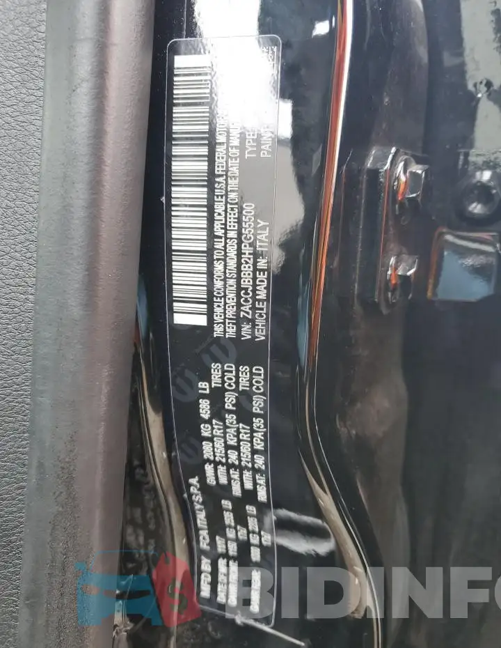ZACCJBBB2HPG55500 Photo# 12