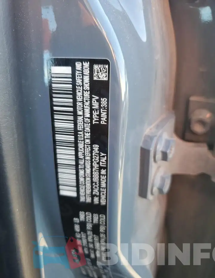 ZACCJBBB7HPG27949 Photo# 12