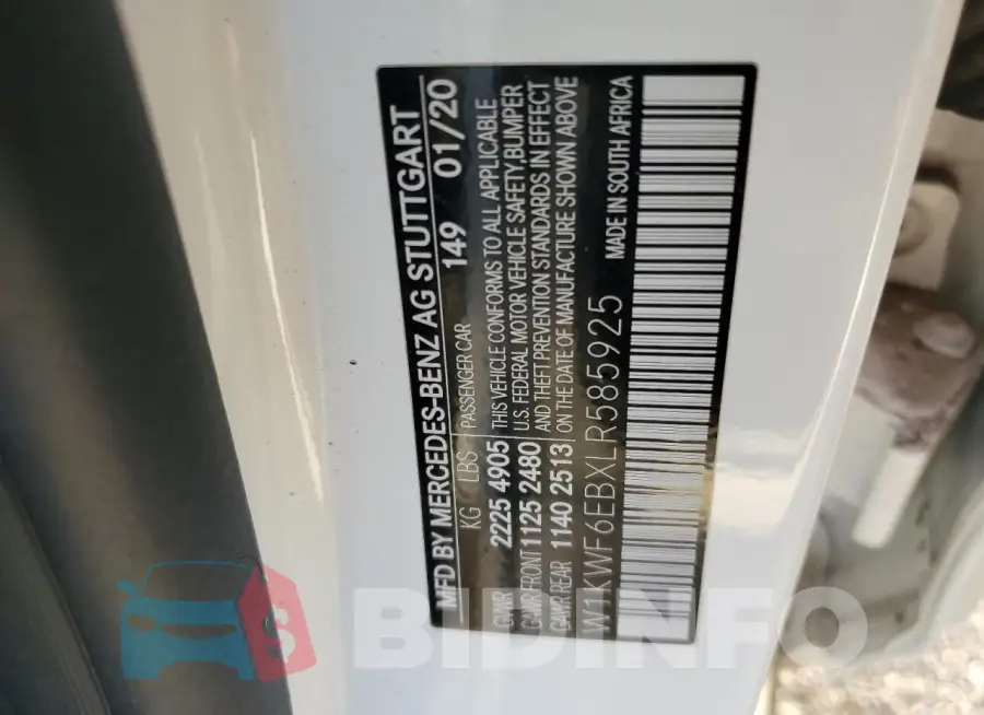 W1KWF6EBXLR585925 Photo# 12
