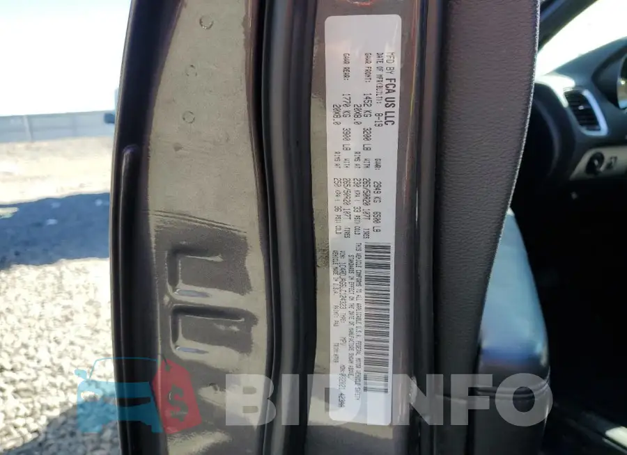 1C4RDJAG6LC124323 Photo# 14