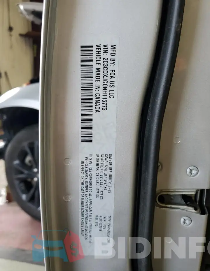 2C3CDXJG0NH115775 Photo# 12