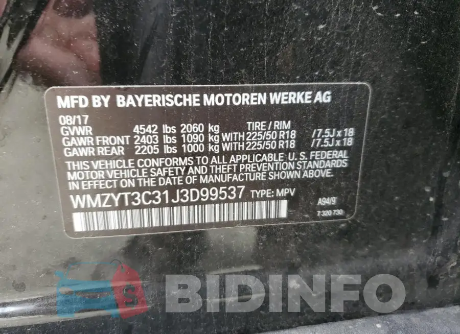WMZYT3C31J3D99537 Photo# 12