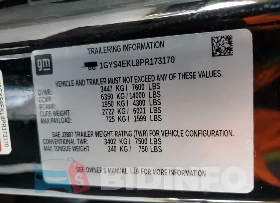 1GYS4EKL8PR173170 Photo# 13