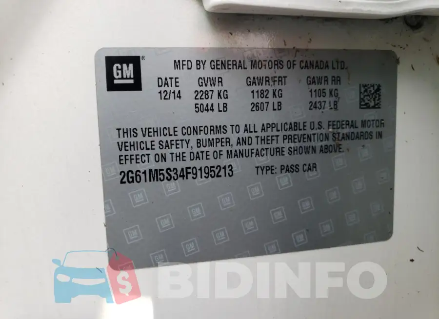 2G61M5S34F9195213 Photo# 14