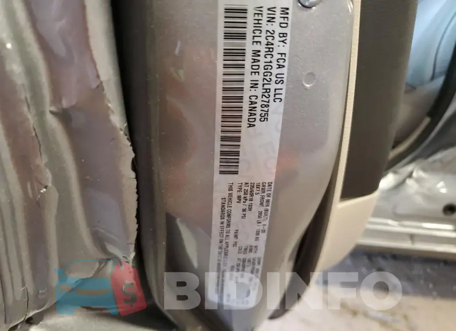 2C4RC1GG2LR278755 Photo# 13