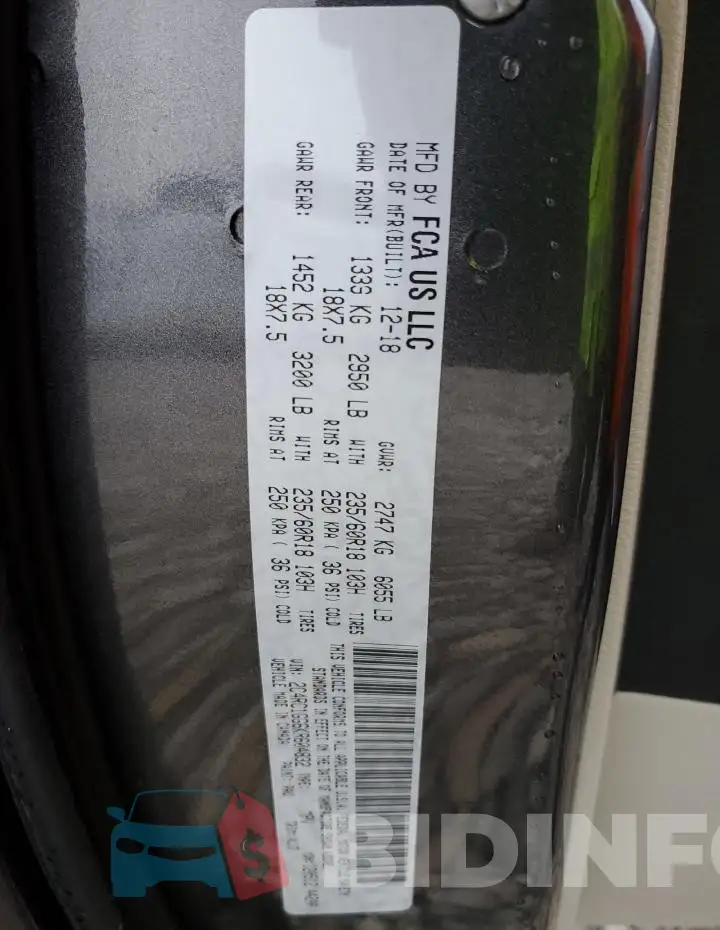 2C4RC1GG6KR604832 Photo# 12