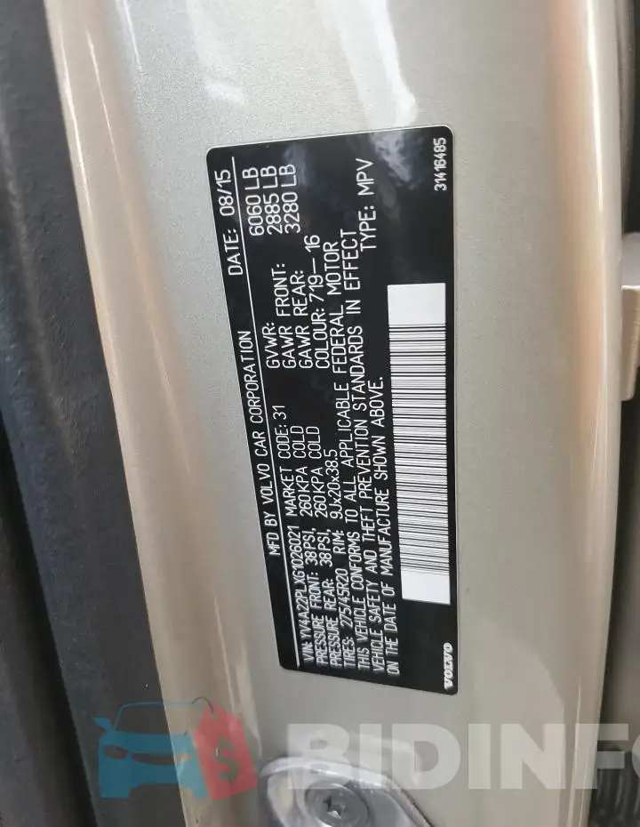 YV4A22PLXG1026021 Photo# 14