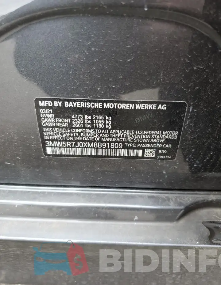 3MW5R7J0XM8B91809 Photo# 12
