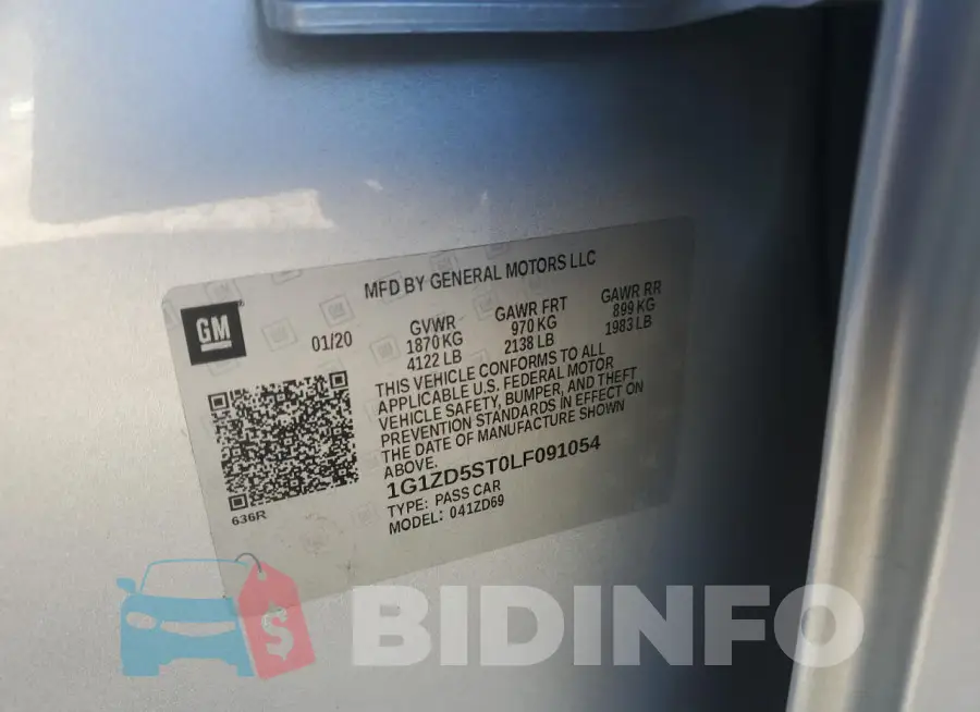 1G1ZD5ST0LF091054 Photo# 12