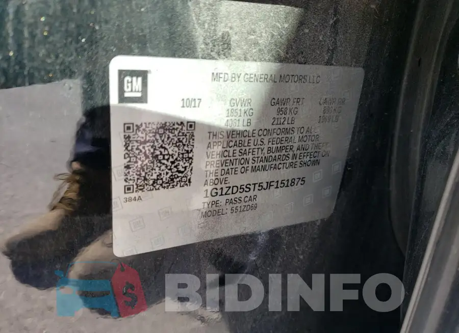 1G1ZD5ST5JF151875 Photo# 12