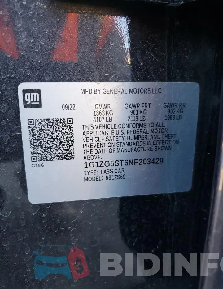 1G1ZG5ST6NF203429 Photo# 12
