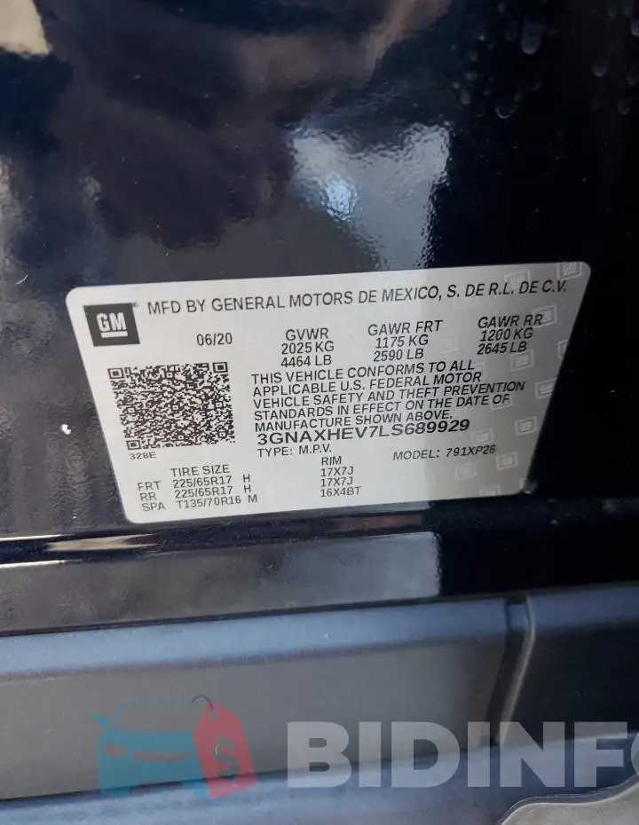 3GNAXHEV7LS689929 Photo# 12