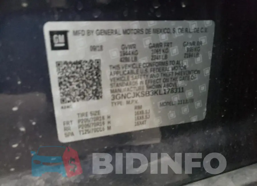 3GNCJKSB3KL178311 Photo# 13