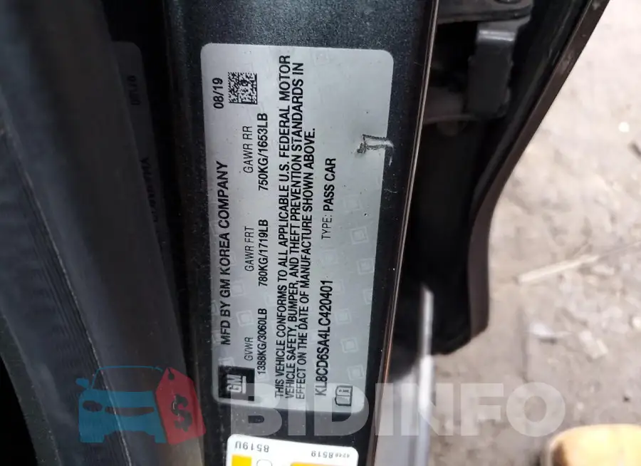 KL8CD6SA4LC420401 Photo# 12