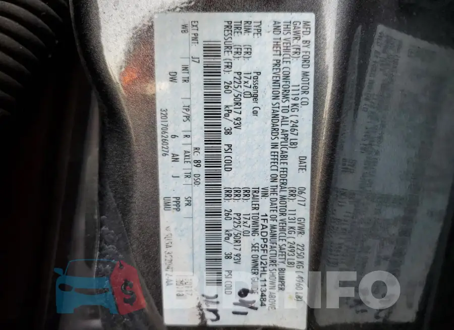1FADP5FU2HL113484 Photo# 12