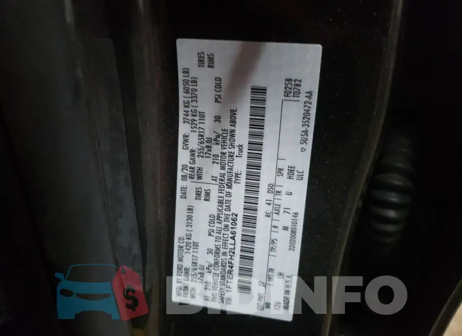 1FTER4FH2LLA61062 Photo# 13