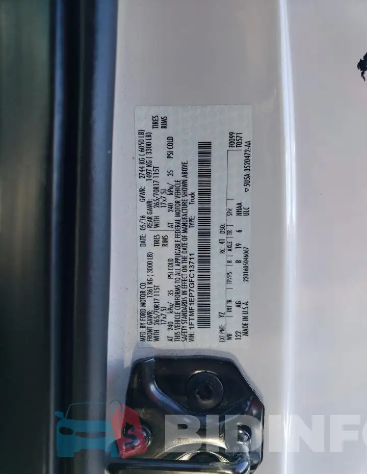 1FTMF1EP7GFC13711 Photo# 12