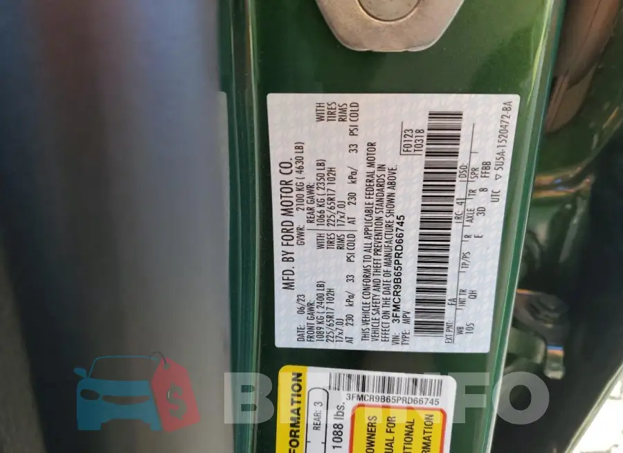 3FMCR9B65PRD66745 Photo# 13