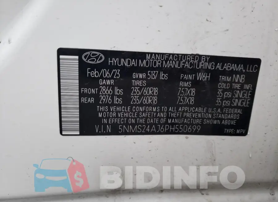 5NMS24AJ6PH550699 Photo# 13
