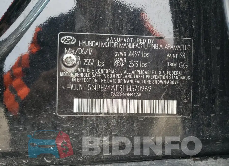 5NPE24AF3HH570969 Photo# 12