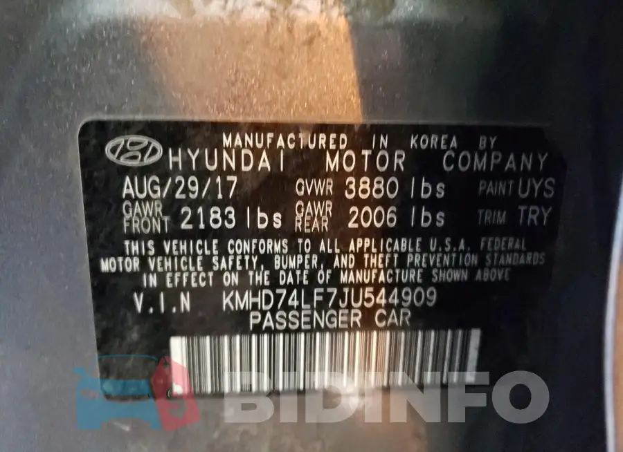 KMHD74LF7JU544909 Photo# 12
