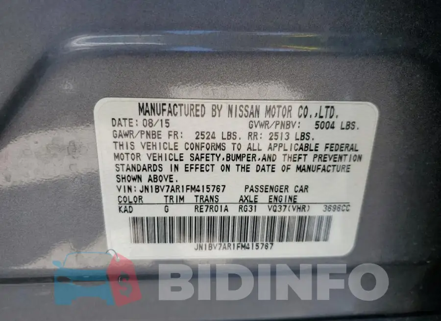 JN1BV7AR1FM415767 Photo# 13