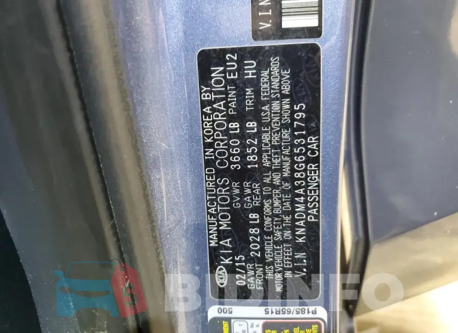 KNADM4A38G6531795 Photo# 12
