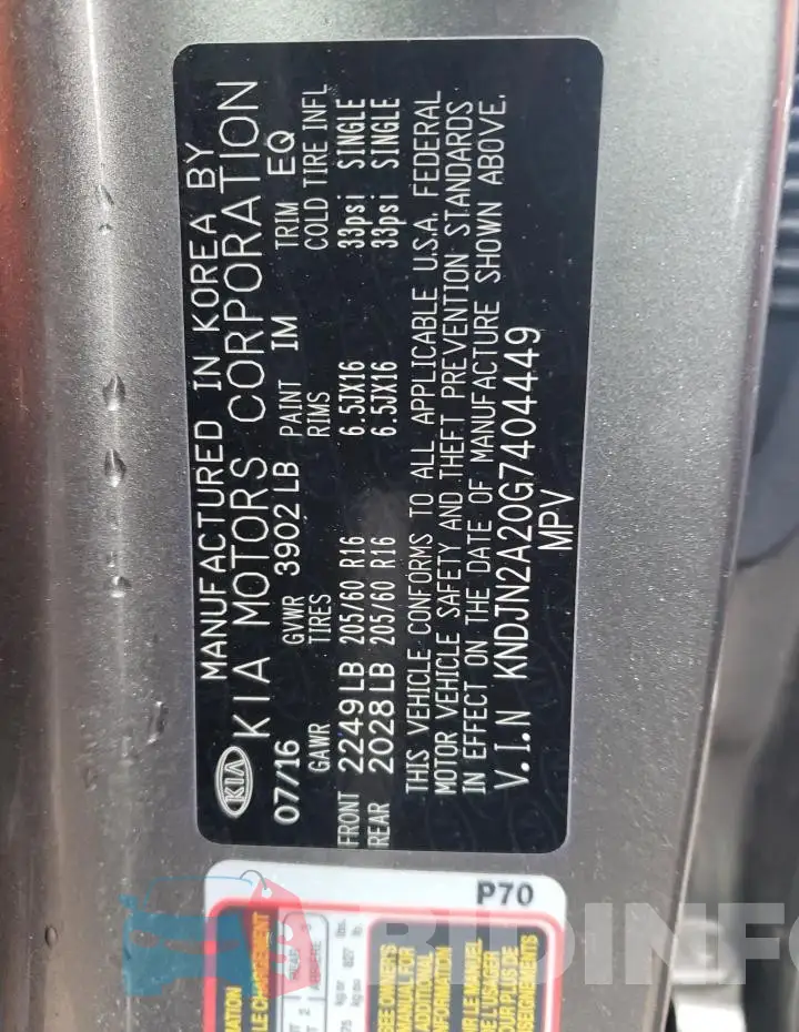 KNDJN2A20G7404449 Photo# 13