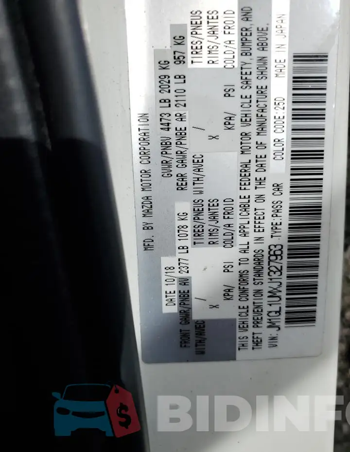 JM1GL1UMXJ1327963 Photo# 12