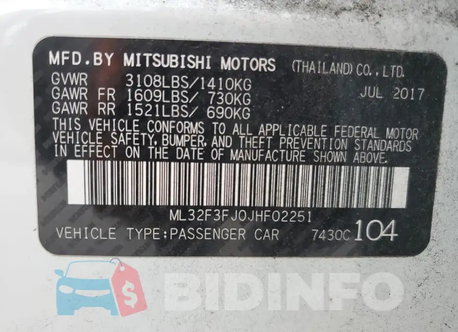 ML32F3FJ0JHF02251 Photo# 12