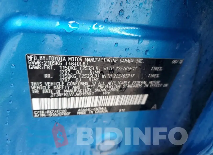 2T3RFREV7JW815551 Photo# 12
