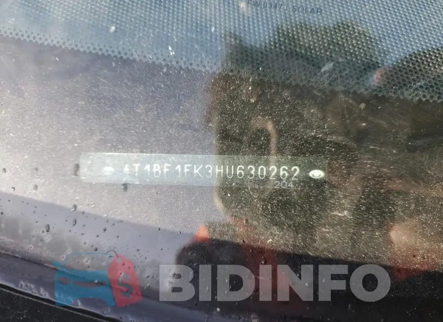 4T1BF1FK3HU630262 Photo# 12