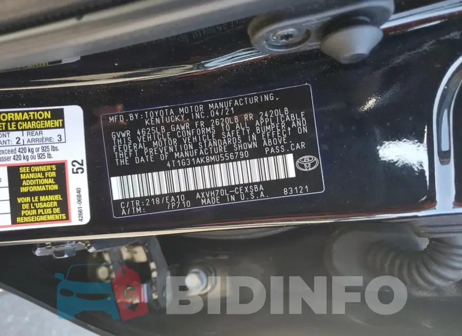 4T1G31AK8MU556790 Photo# 12