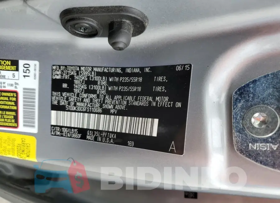 5TDDK3DC6FS110686 Photo# 13