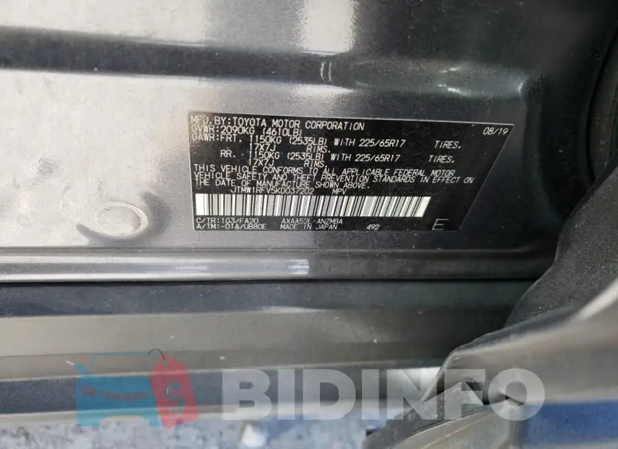 JTMW1RFV5KD037202 Photo# 12