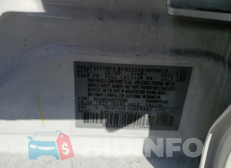 3N1AB8CV4NY275066 Photo# 12
