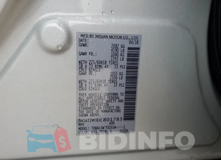 5N1AT2MT8JC801783 Photo# 12