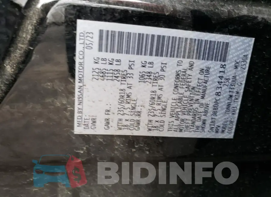 5N1BT3BB0PC834418 Photo# 12