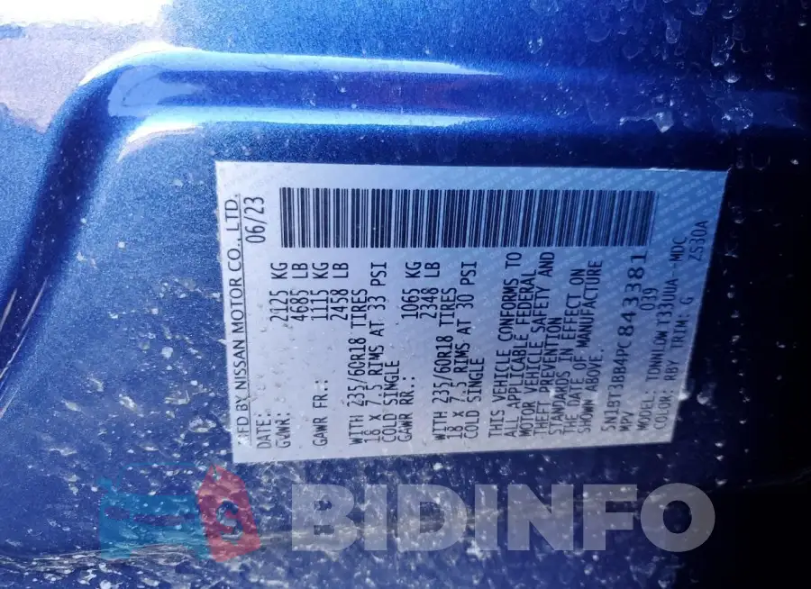 5N1BT3BB4PC843381 Photo# 12