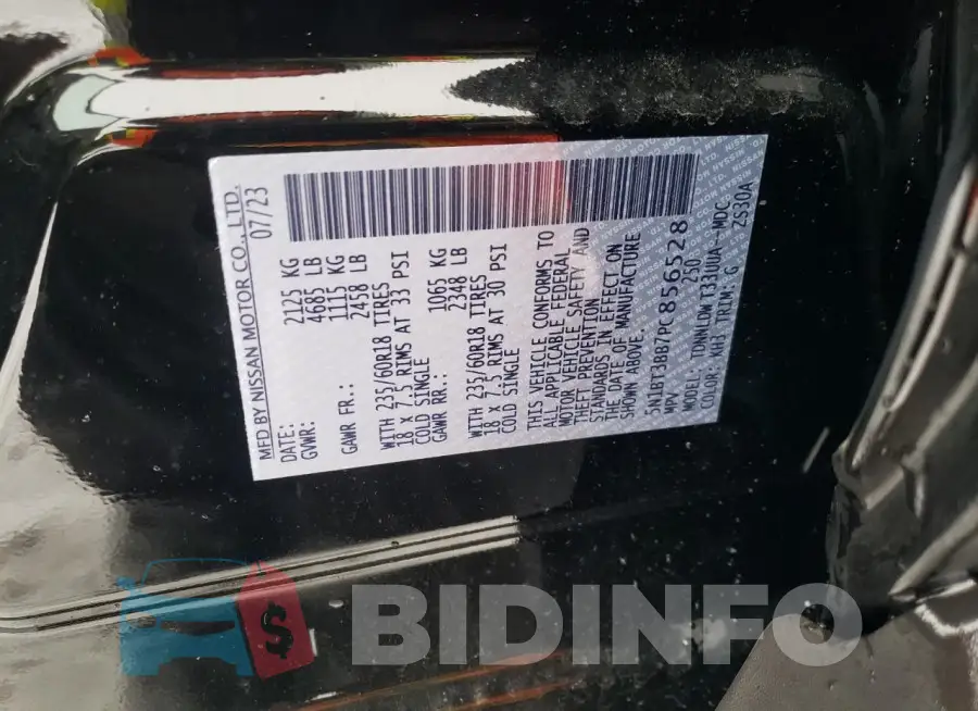 5N1BT3BB7PC856528 Photo# 13