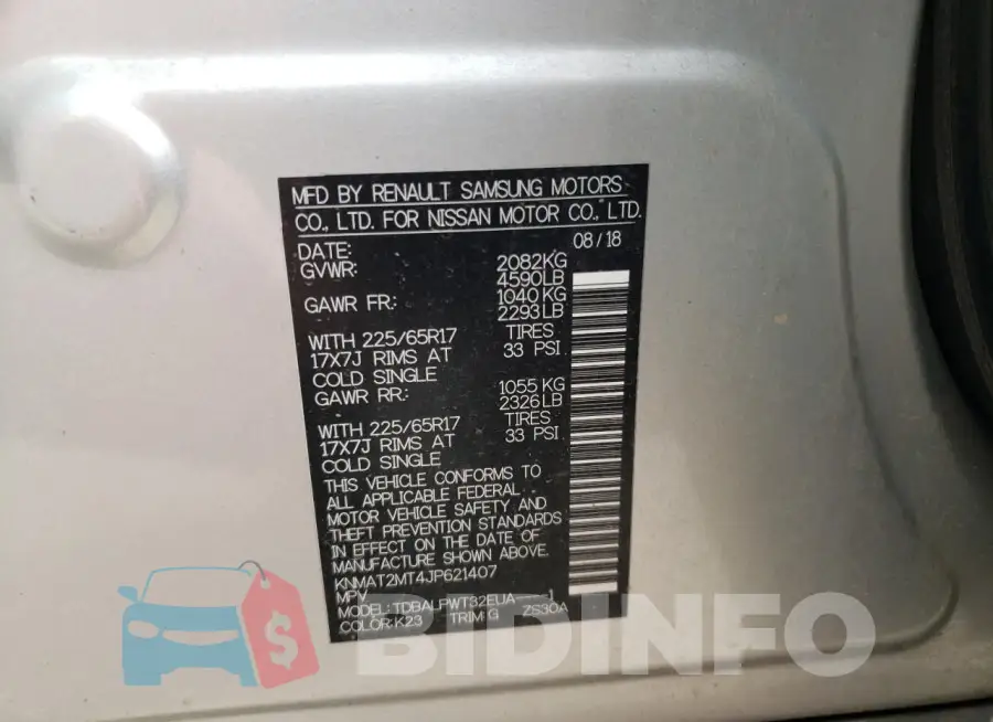 KNMAT2MT4JP621407 Photo# 14