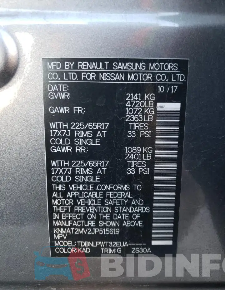KNMAT2MV2JP515619 Photo# 13