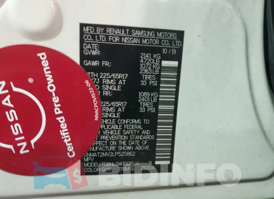 KNMAT2MV2LP525862 Photo# 14